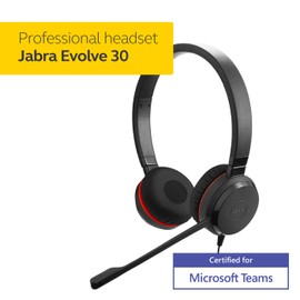 Jabra Evolve 30 II MS Auriculares estéreo con Cable y música