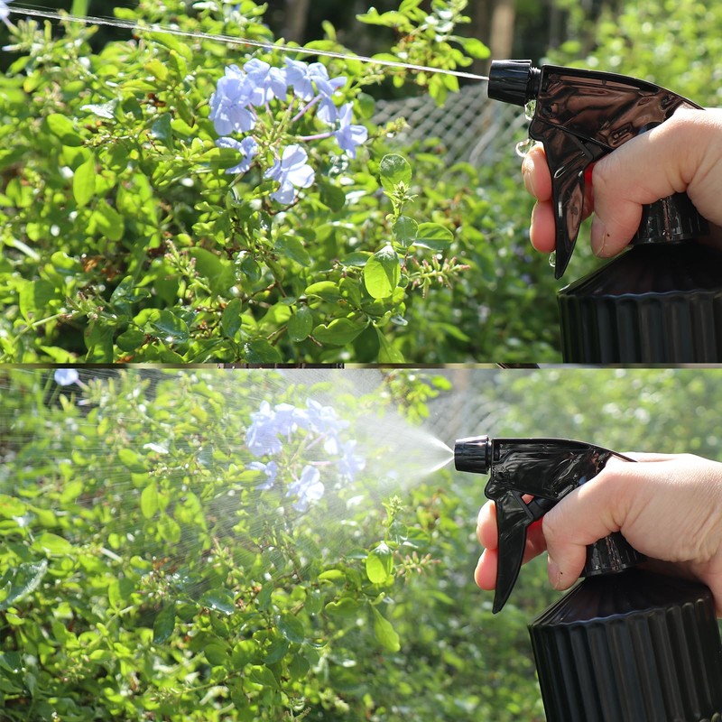 OFFIDIX Glass Spray Bottle, Pressure Watering Can, Indoor Plant Mister,
