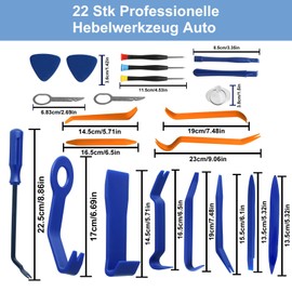 Set of 22 Lever Tool, Car Disassembly Tools Set, Car Tool Trim Wedges, Plastic Pry Tool, Car Trim Tool, Car Interior Trim Tool, Car Door Trim Tool