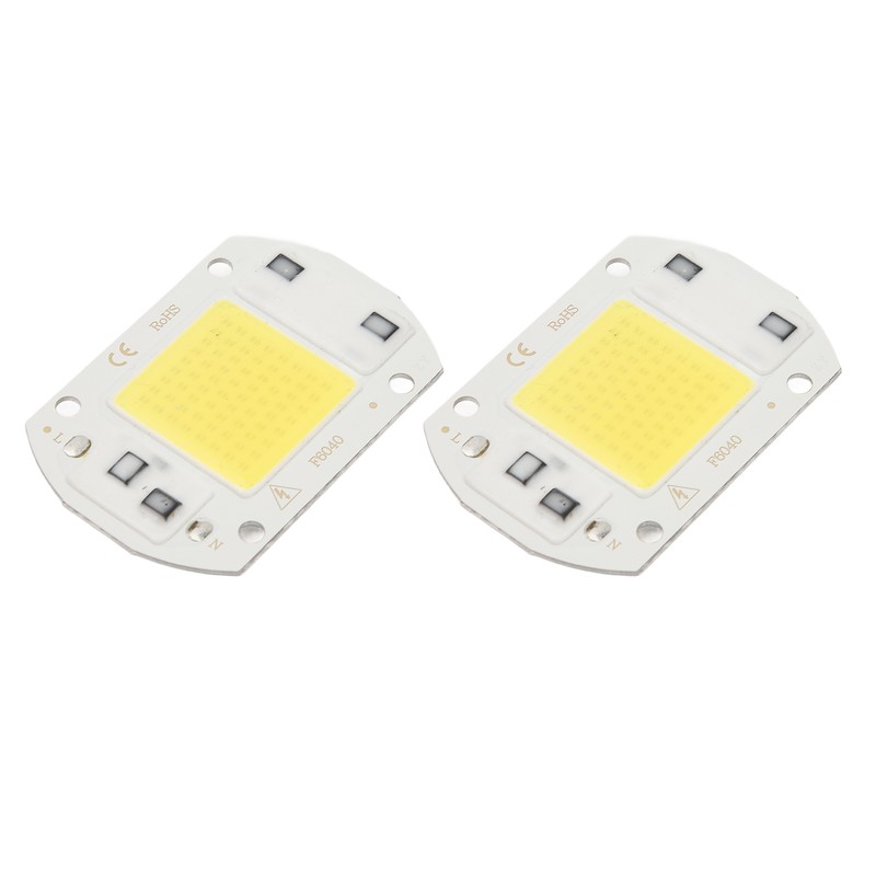 2 Pcs LED COB Chip High Power Driverless Integrated SMD