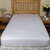 Luxury fitted breathable waterproof brushed cotton mattress protector, Double bed