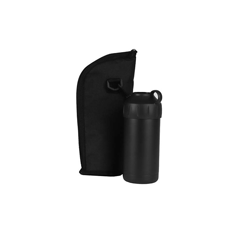 BLKP AZ-5093 Pearl Metal Vacuum Insulated Plastic Bottle, Cooler, 16.9