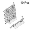 uxcell 10pcs Carbon Steel Lock Bolt Spring Loaded Pin Latch