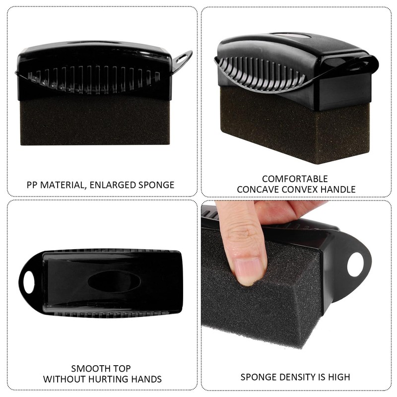 2 Pieces Sponge Brushes, 1 Piece Car Interior Brush, Microfiber