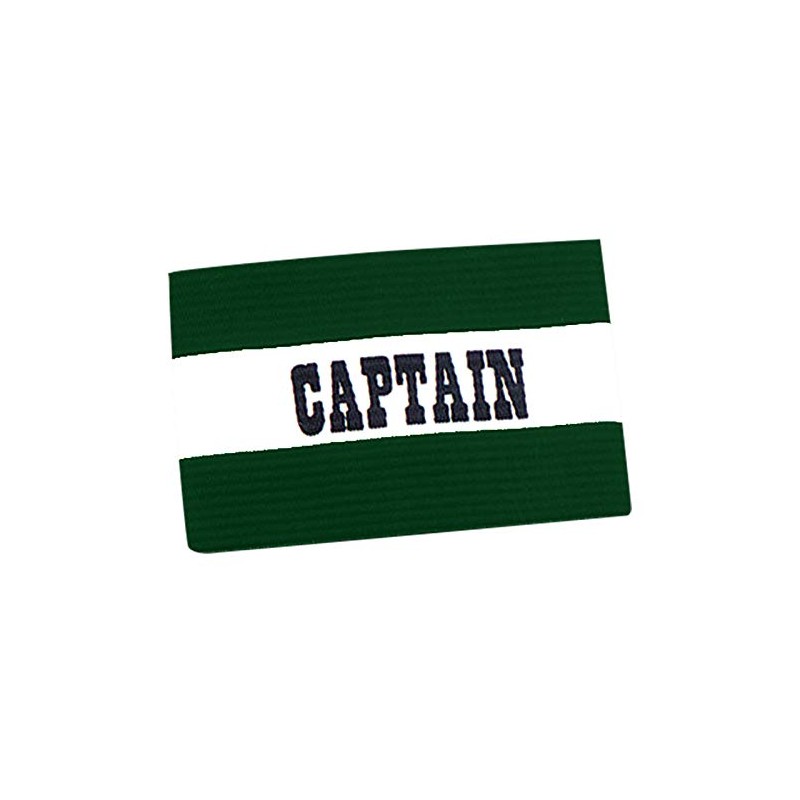 Champro Captain's Arm Band (Forest Green/White, Adult)
