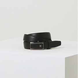 Hazzys (대구신세계)블랙 로고장식 소가죽 자동벨트 HJBE5E780BK (DAEGU SHINSEGAE) Black Logo Decorated Cowhide Automatic Belt HJBE5E780BK