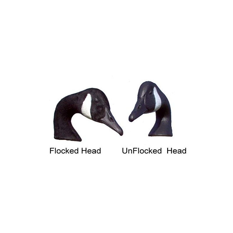 Canada Goose Head Decoy Flocking Kit - 50 Heads