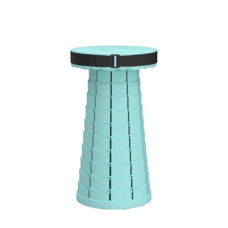 ALEVMOOM Upgraded Collapsible Stool with Cushion & Bag, 18" H