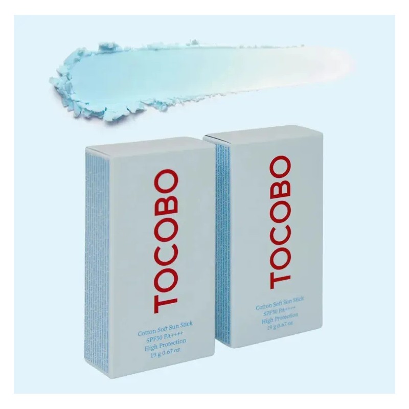 2pc Tocobo Cotton Soft Sun Stick Spf50+ Protector Solar