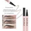 Waterproof Eyebrow Liquid Pen, 1 Count Long-lasting Precise Eyebrow Enhancers,