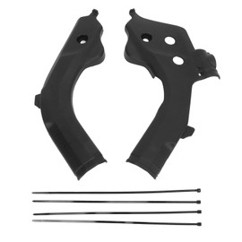 1Pair Motorcycle Frame Guards Sturdy Anti Scratch Impact Resistant Motorcycle Frame Guard Protector For TE150 Black
