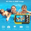 YISENCE Digital Camera, Underwater Camera UHD 4K 56MP Autofocus Digital