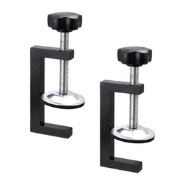 3 Inch C Clamp for Woodworking - 2 Pack Heavy Duty Steel Clamps, Compact Design for Precision Work, Secure Holding with Sliding Jaw for Crafting, Carpentry & Workshop Use