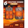 HOTHUGZ Men's Heated Vest with 12V 10000mAh Battery Pack, Camo,