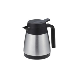 Pearl Metal HC-14 Thermal Insulated Pot, Tabletop Pot, 16.9 fl oz (500 ml), 0.5L (0.5 L), Stainless Steel, Double Wall Vacuum Construction, Silver