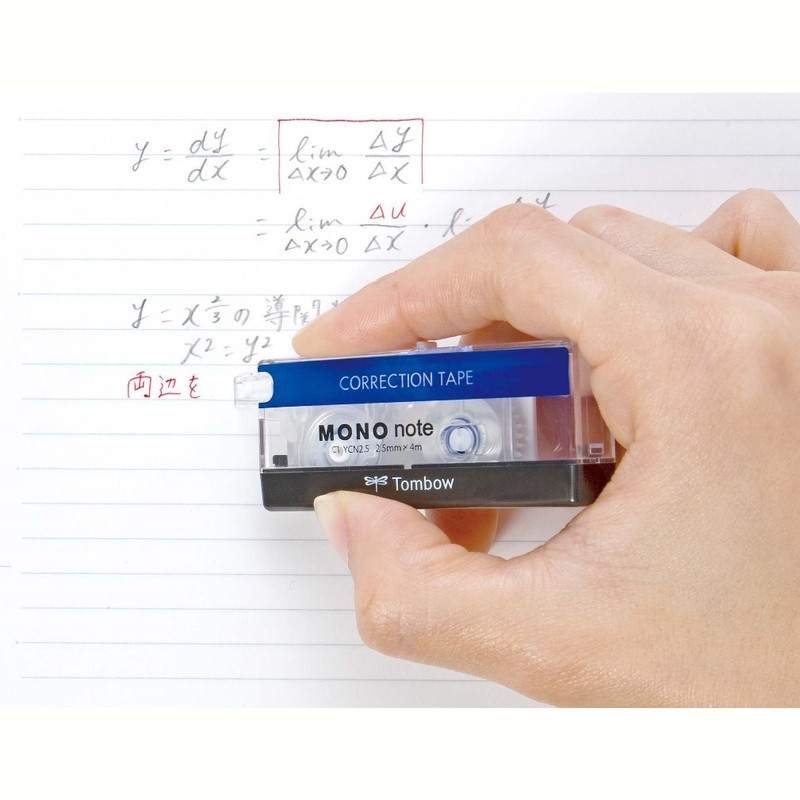 トンボ鉛筆 修正テープ MONO モノノート 2.5mm 5個 CT-YCN2.5-5P