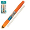 ZPStyle Retractable Click Pencil Eraser, Orange Body, Pack of 1,