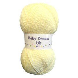 10 x 100g Baby Dream DK Baby Yarn (Lemon 802)