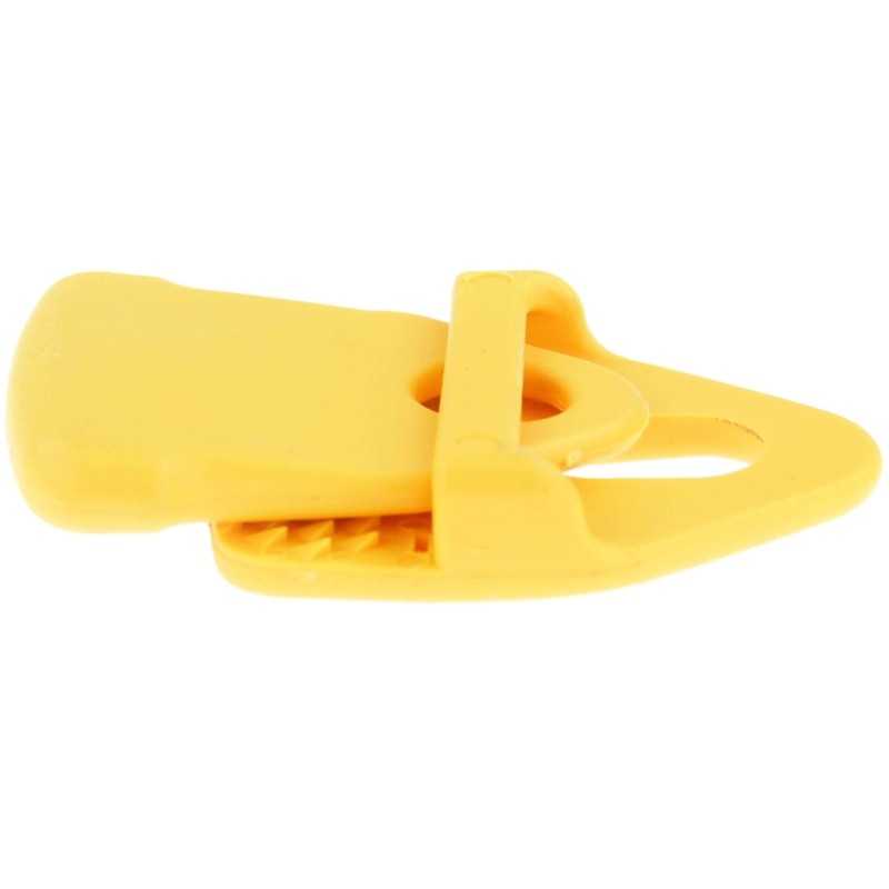 10 x Holdon® MINI Clip Gelb - Klammer Klemme Befestigungsöse