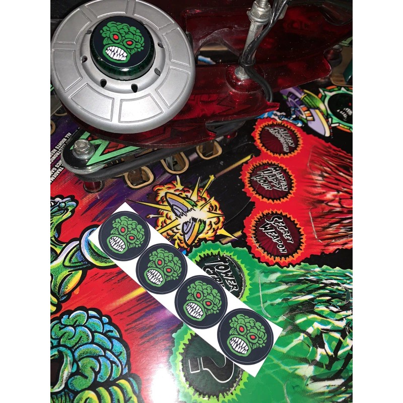 Bally 4 Limited Edition! Bally Attack/Revenge From Mars Pinball Flying