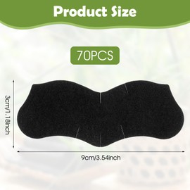 Heclia Heclia 70PCS Blackhead Pore Strips Bamboo Charcoal Face Strip For Blackheads Natural Charcoal Black head Tape for All Skin Type Black head Remover Deep Cleansing Charcoals Black Head Nose Tape