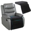 Qwirely Memory Foam Recliner Cushion with Leg Pillow for Elderly