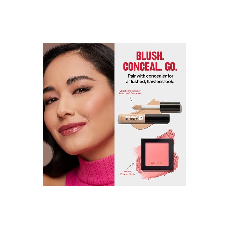Rubor Compacto Revlon Powder Blush tono Tickeled Pink
