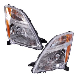 Halogen Headlights Pair Set, Head Lamp For Toyota Prius 2004 2005 2006 Replacement 8117047070, 8113047070
