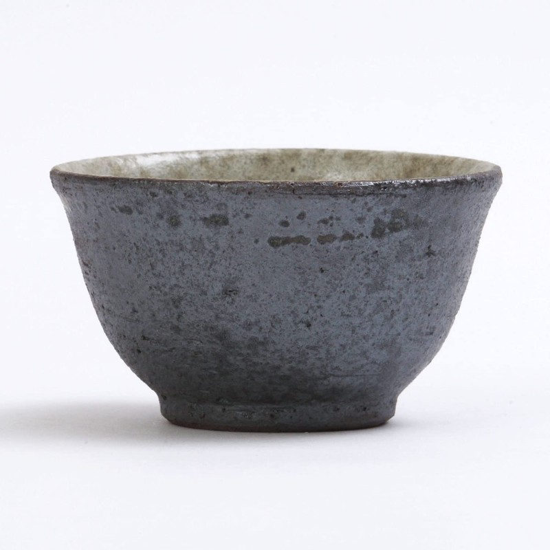 Yamasho Pottery Sumi-iro Futari Teaware Teapot and Teacup Set, Shigaraki