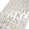Alphabet Gold [Sticker Sheet] Glitter Letter Sticker/Gold