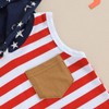 BemeyourBBs Baby Boy 4th of July Outfit American Flag Hooded