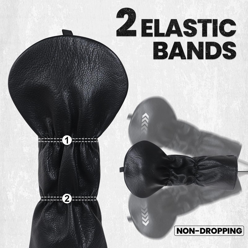 Craftsman Golf Black Skull Golf Club Head Cover For Driver