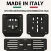 GammBC® Black Plastic Polypropylene Heavy Duty Universal Car License Plate