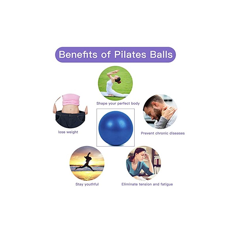 Mini Yoga Balls for Stability and Balance Training - Set