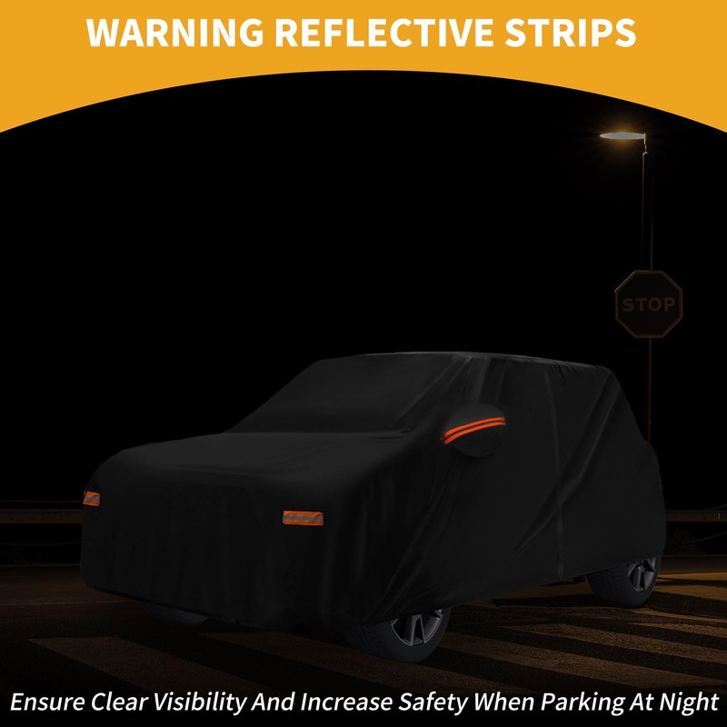 Partuto Car Cover Waterproof All Weather Sun Rain Protection Full