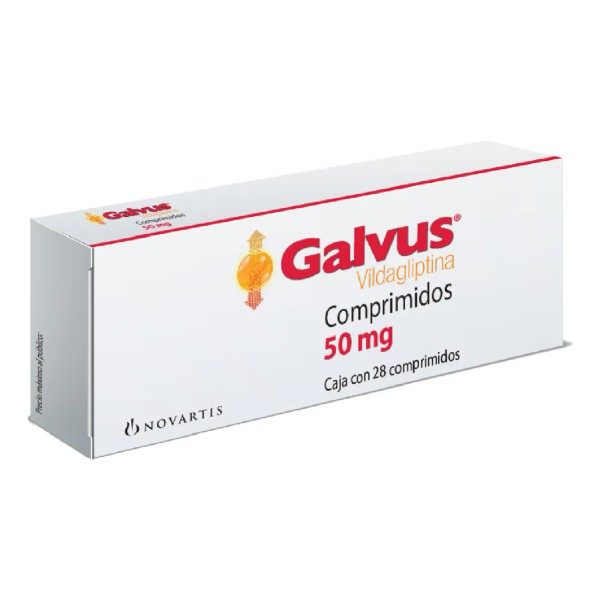 Galvus Comprimido 50 Mg, 28 Comprimidos - Producto Original de