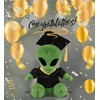 DolliBu Alien Graduation Plush Toy - Soft Huggable Graduation Stuffed