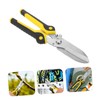 TEHAUX Heavy Duty Tin Snips Straight Head Metal Cutter with
