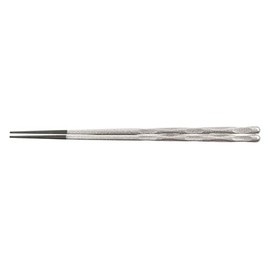 Fukui Craft PBT Face Carving Chopsticks 9.0 inches (22.7 cm), Silver 30010930