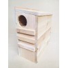 Handmade Squirrel House Nesting Box Bird Cedar Animals Safety Guard