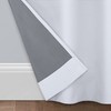 Eclipse Khloe Noise Reducing Blackout Solid Textured Grommet Window Curtain
