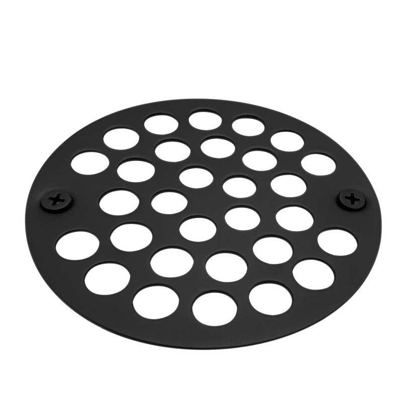 Westbrass A3192-62 4" OD Brass Shower Strainer Grid Drain Cover,