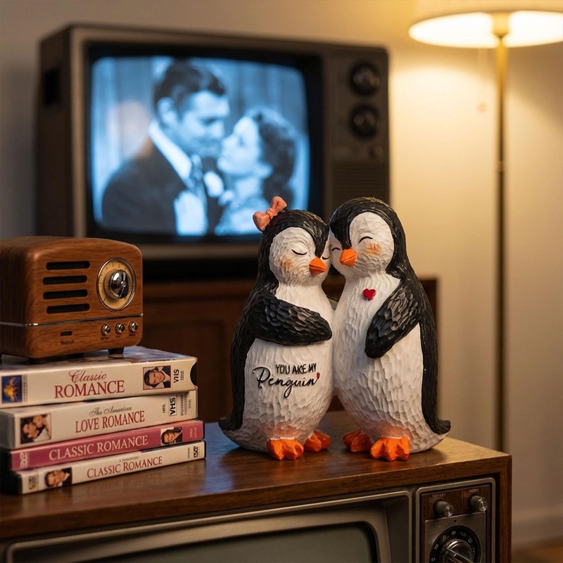 Penguin Gifts for Couple, Romantic Anniversary Wedding Gifts for Men