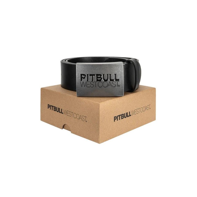 Pit Bull West Coast Leather Belt TNT Men's Belt, black