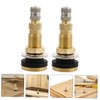 Zerodeko 2pcs Tractor Valve Stem Replacement Heavy Duty Air Valve