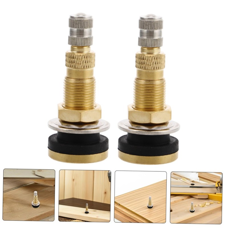 Zerodeko 2pcs Tractor Valve Stem Replacement Heavy Duty Air Valve