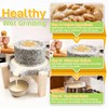 Natural Stone Grain Mill, Manual Granite stone grinder with Wooden