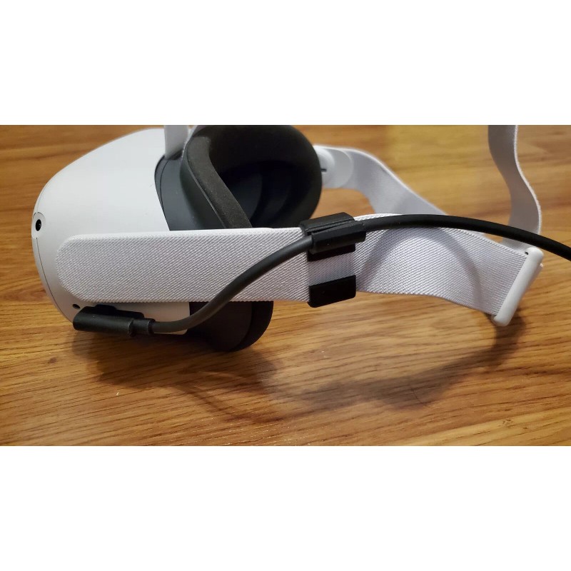 Unbranded Cable Clips for Meta Oculus Quest 2 Stock Strap