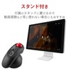 Elecom M-RT1DRBK Wireless Trackball, Handy Type, Built-in Media Control Button,