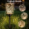 ODEETRONIC Solar Garden Lights, 4 Pack Solar Pathway Lights with